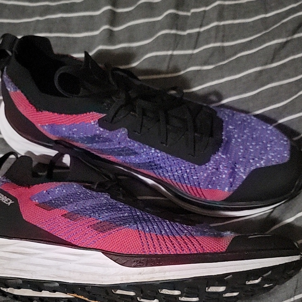 Adidas Women's Terrex Purple and Pink Shoes